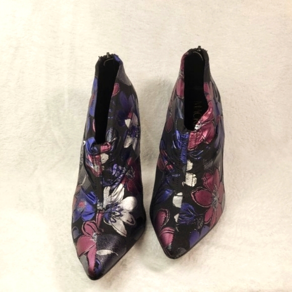 Purple Floral 4.25" Heel Bootie - Picture 6 of 10
